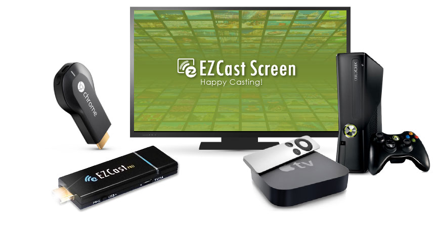 EZCast supported screen casting receivers