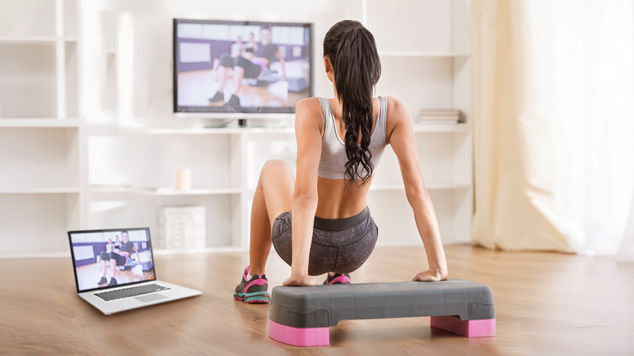 Stream YouTube workout videos to a big screen.