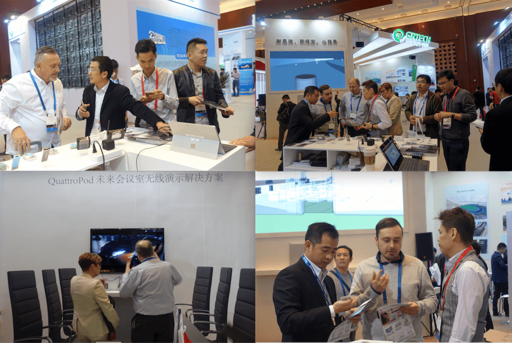EZCast Pro’s booth attracted a number of overseas visitors.