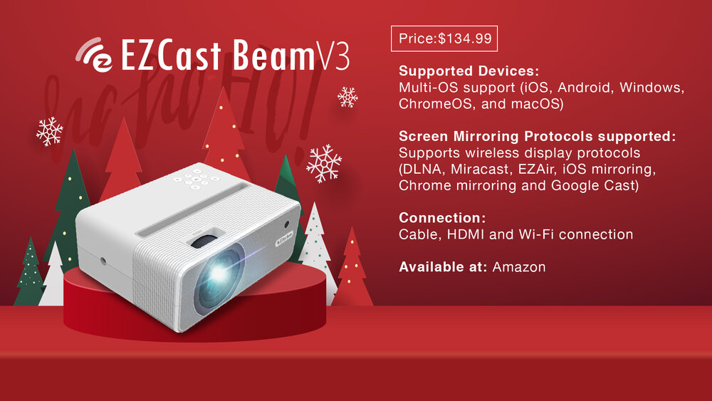 Holiday Tech Gifts: EZCast Beam V3