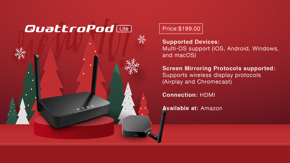 Holiday Tech Gifts: QuattroPod Lite