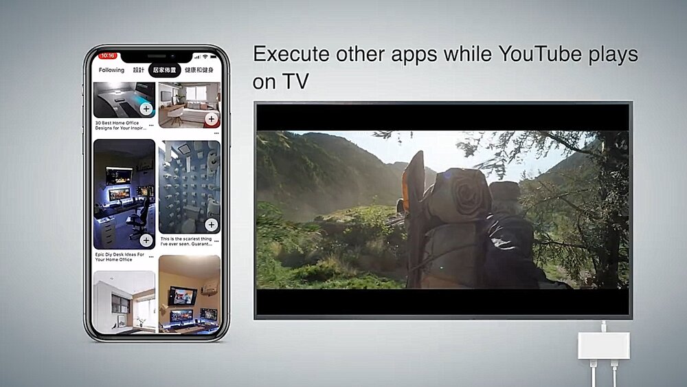 You can watch YouTube videos on TV while you are multitasking on your phone.