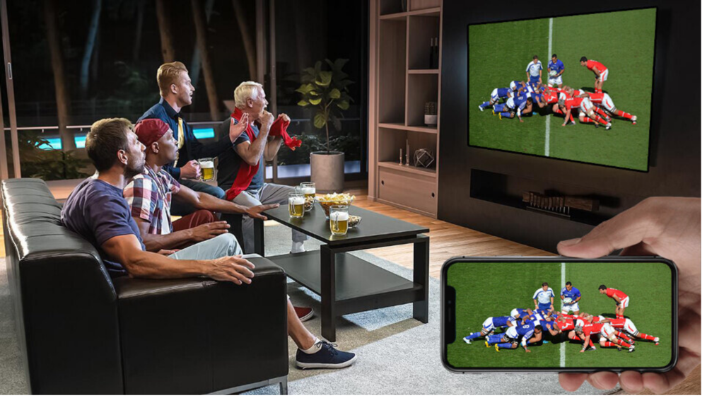 Enjoy your sport game watchparty with EZCast.