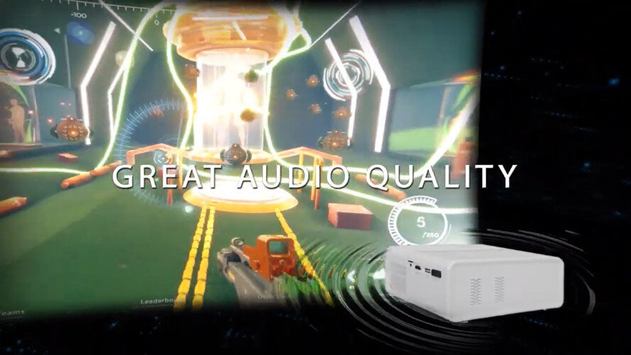 EZCast Beam V3 provides immersive sound experience.