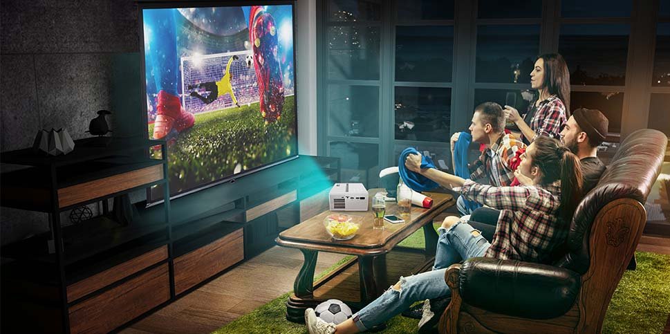 This native 1080p projector will make you feel like you are part of the crowd of the World Cup.